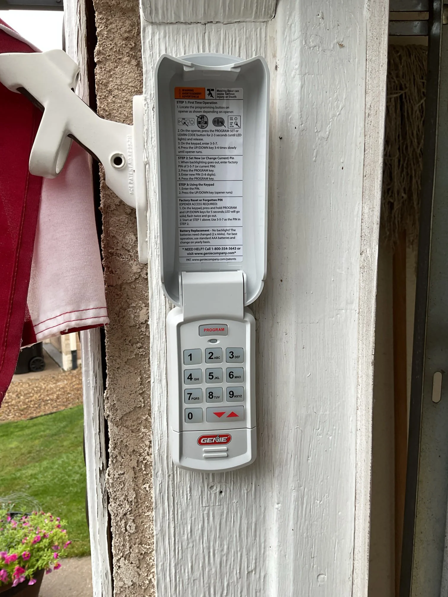 New Genie Garage Door Keypad Photo